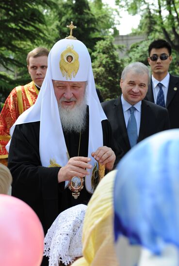 Продолжается визит патриарха Кирилла в Китай