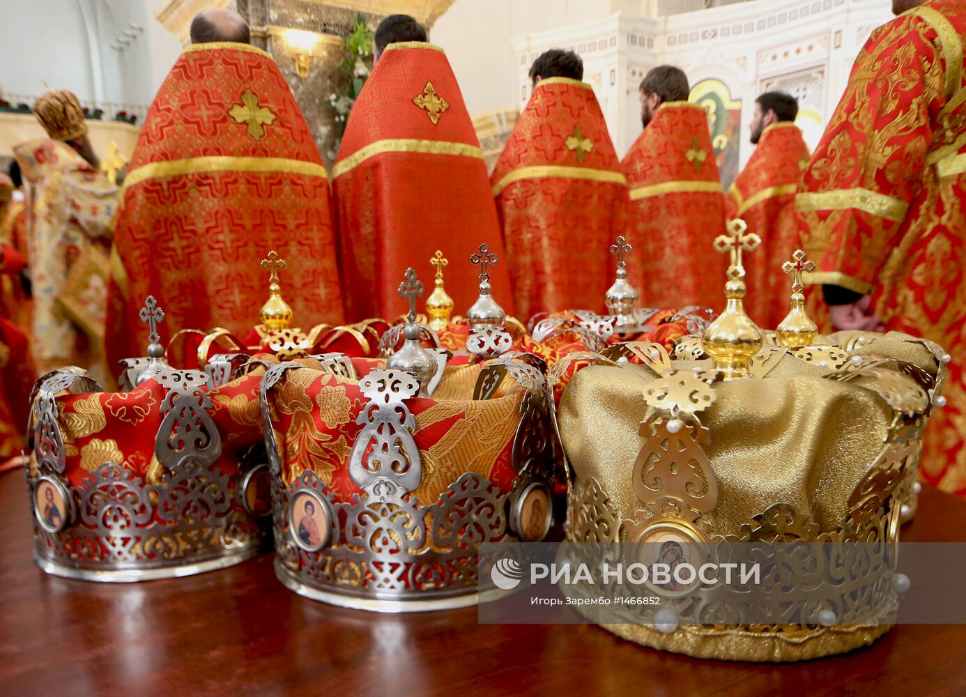 Венчание в кафедральном соборе Калининграда
