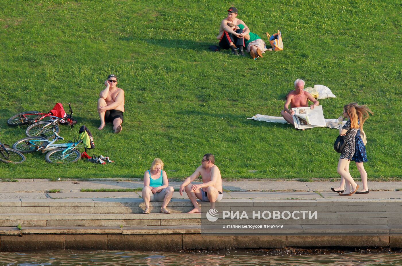 Жара в Москве