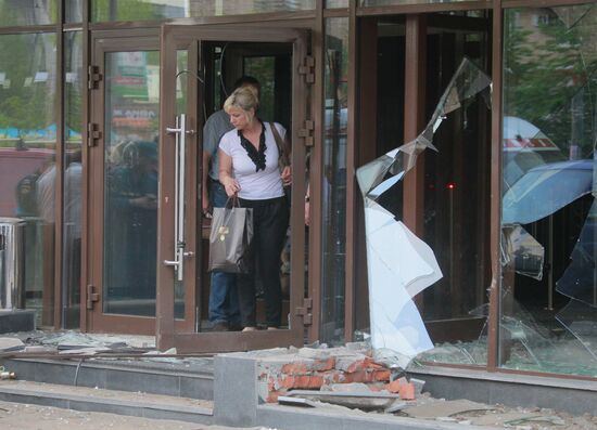 Инцидент из-за срыва клапана огнетушителя на востоке Москвы