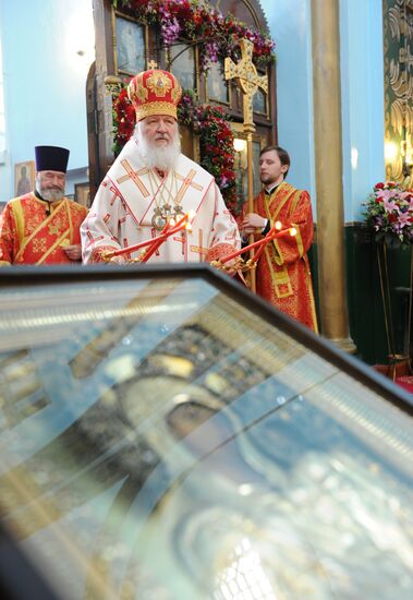 Патриарх Кирилл, совершающий визит в Китай, прибыл в Харбин