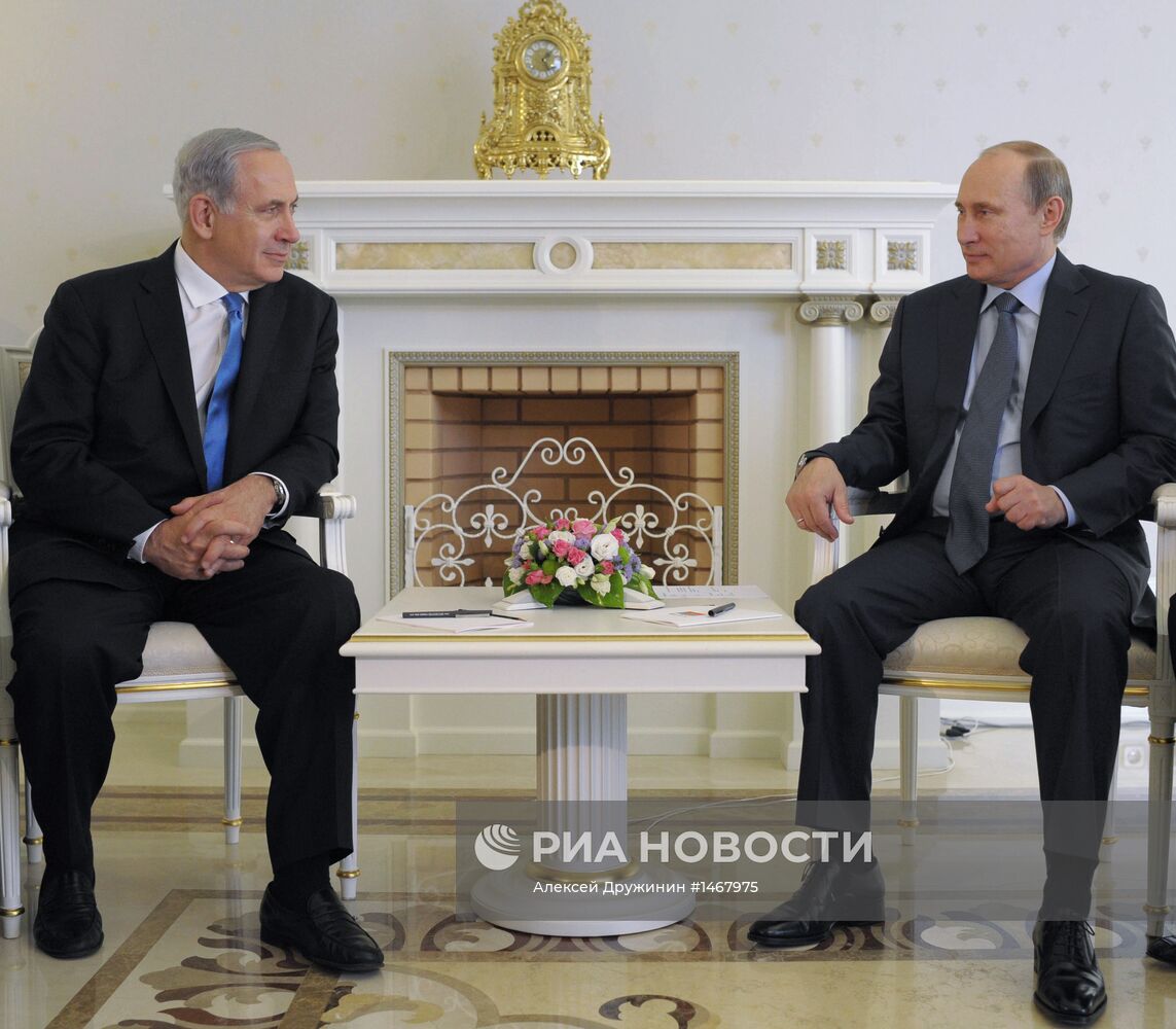 Встреча В.Путина и Б.Нетаньяху в Сочи