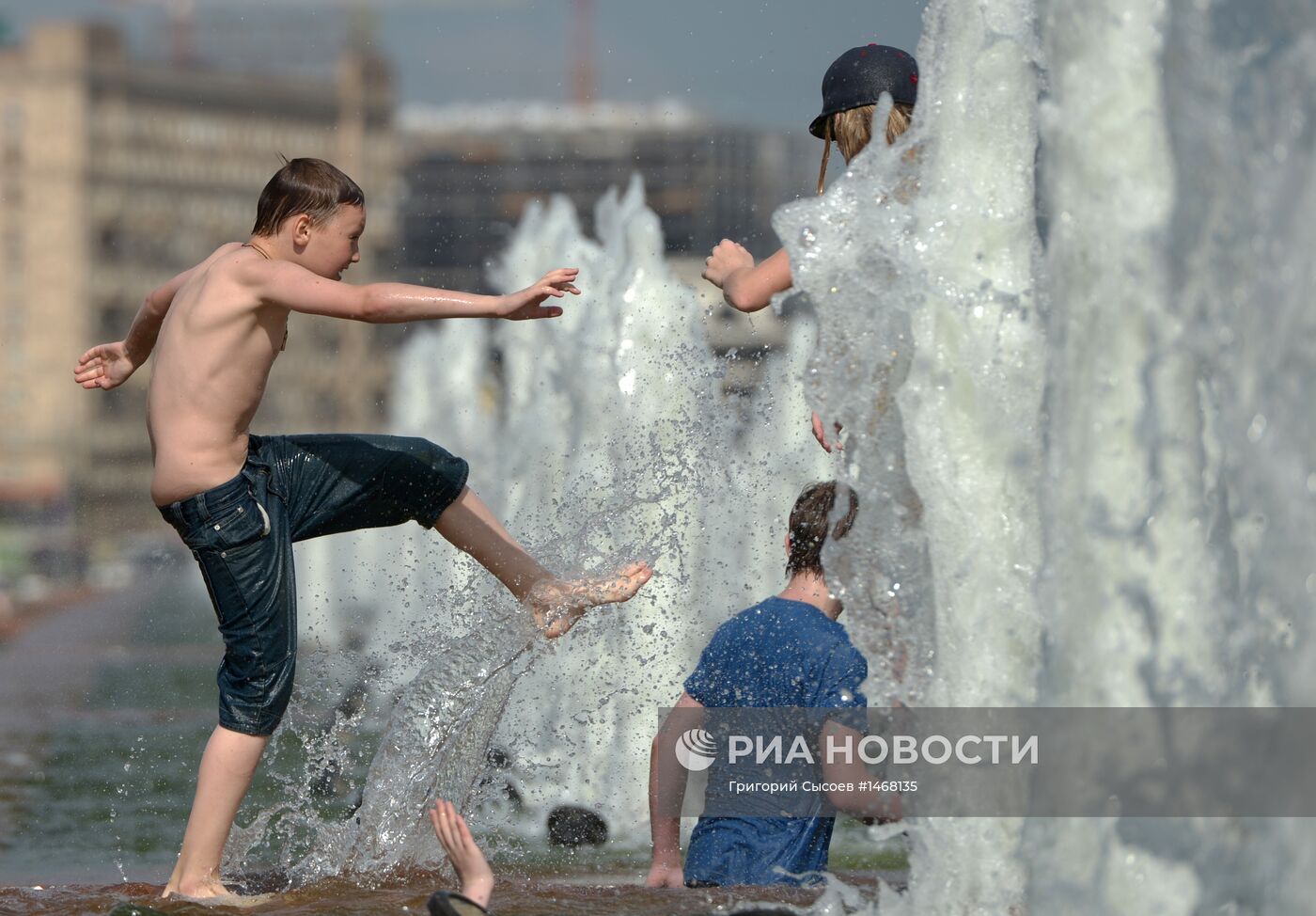 Рекордная жара в Москве