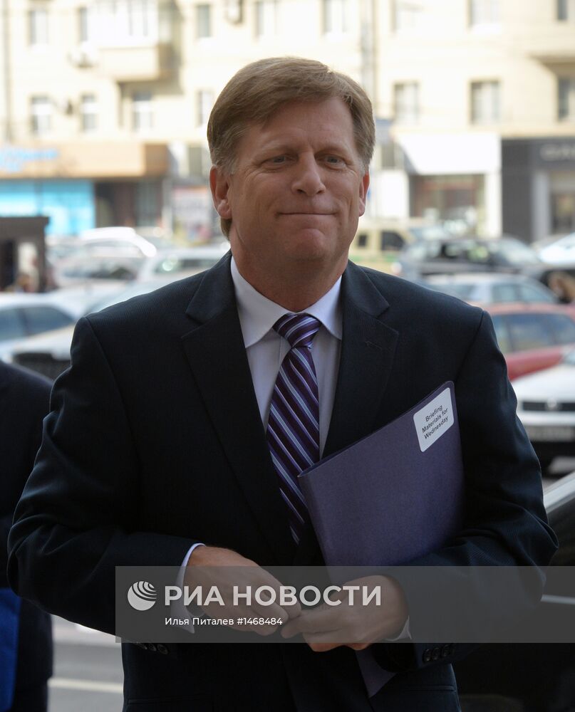 Посол США в России Майкл Макфол прибыл в МИД РФ