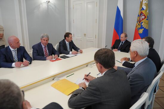 Встреча В.Путина с руководством фракций Госдумы РФ