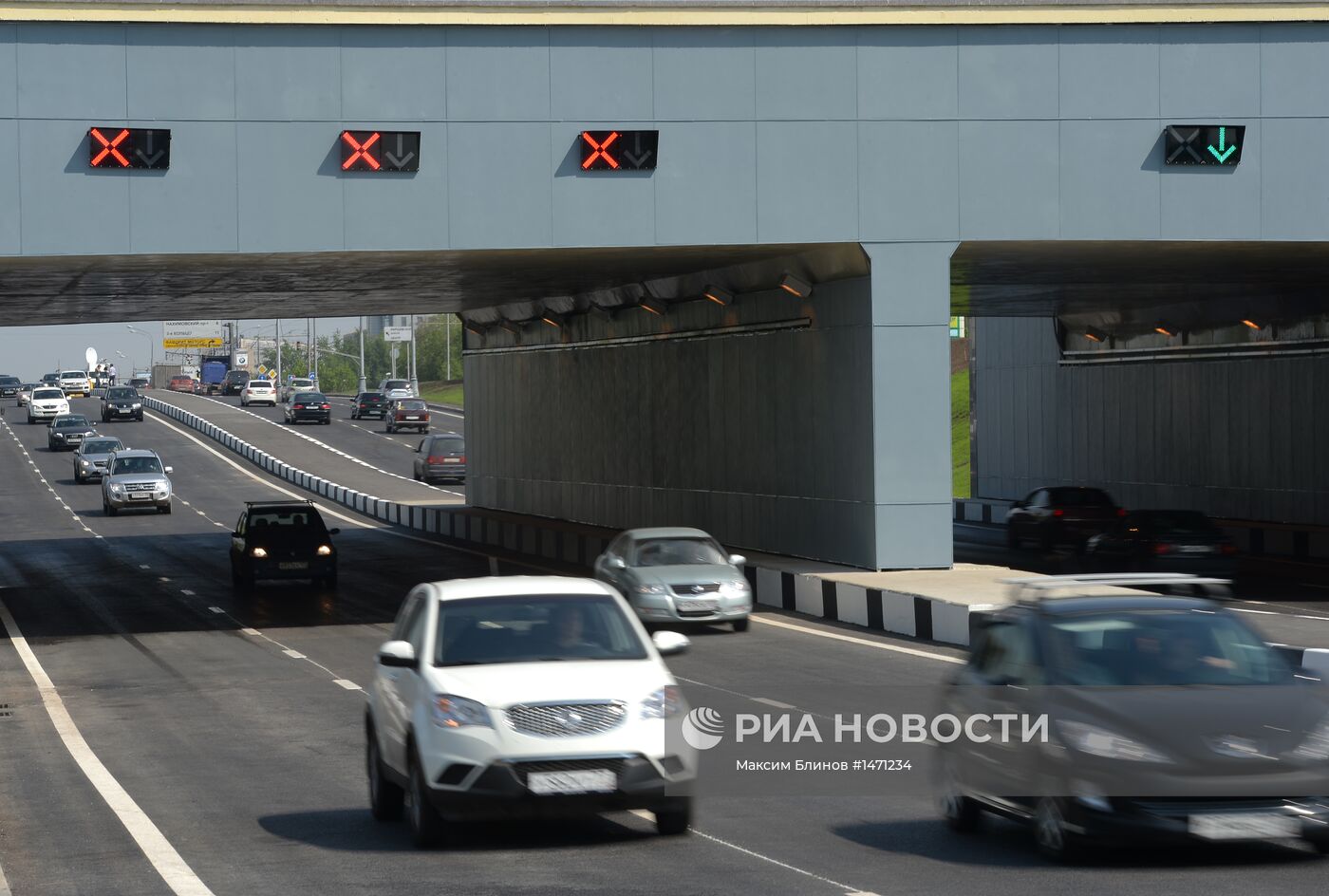 Открытие тоннеля на Варшавском шоссе