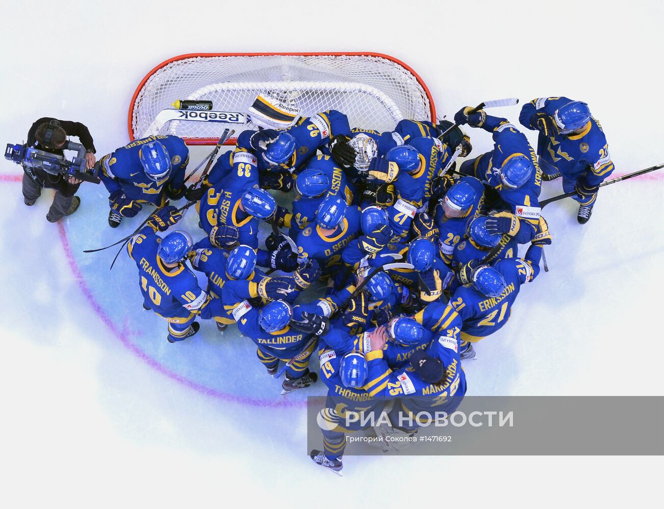 Хоккей. Чемпионат мира. Матч Финляндия - Швеция