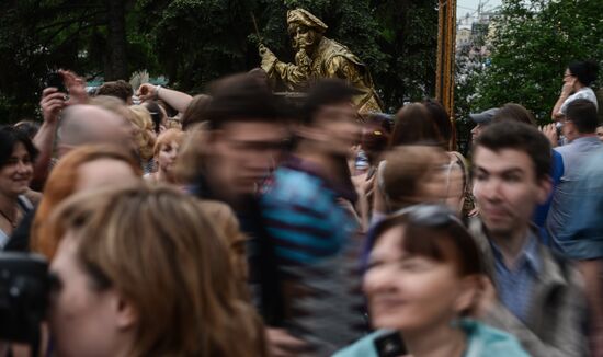 Акция "Ночь в музее" в Москве