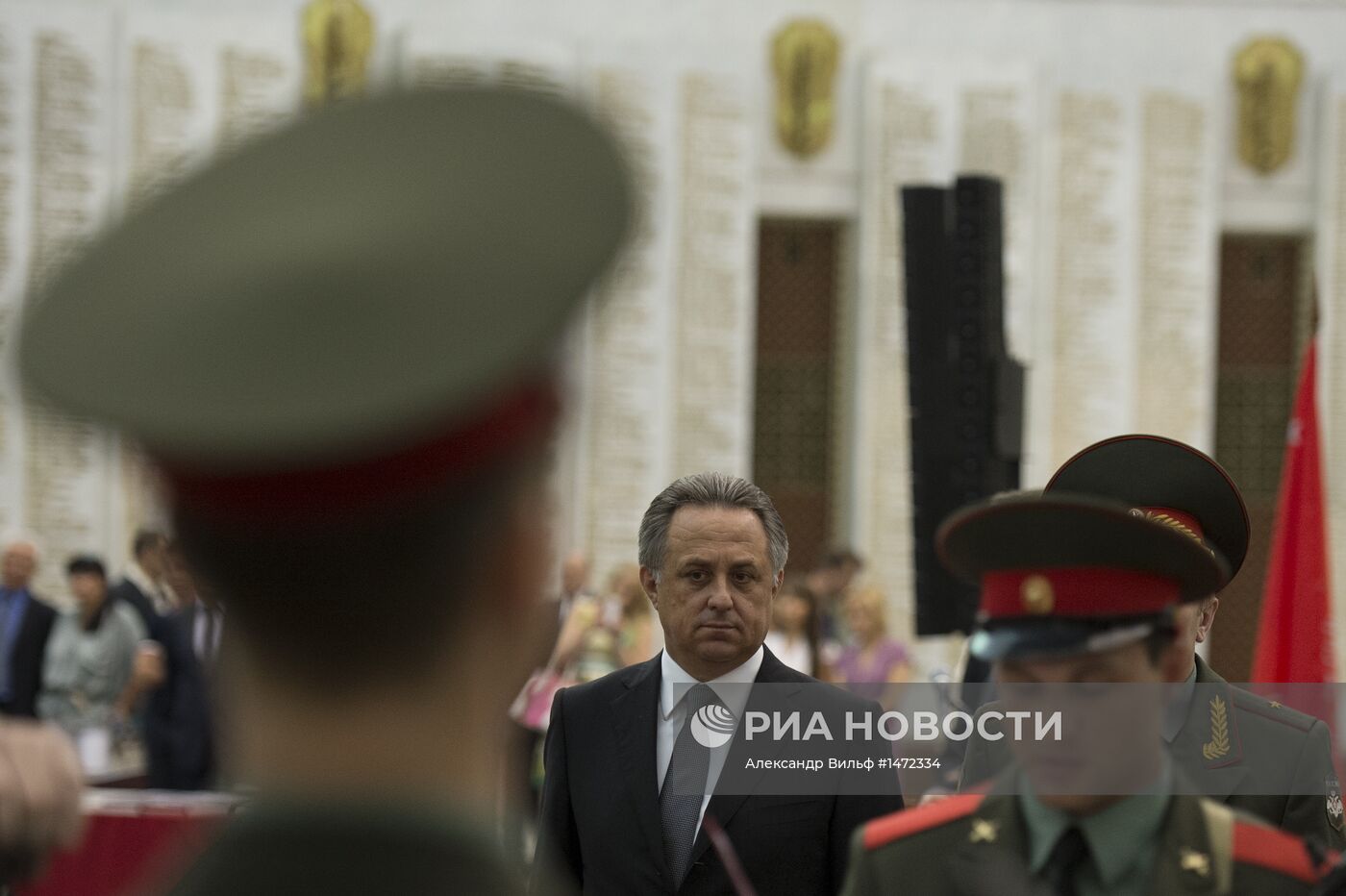 Принятие военной присяги российскими спортсменами