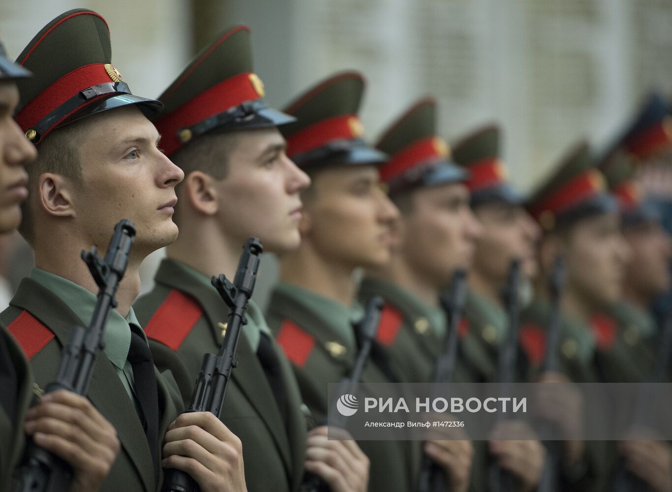 Принятие военной присяги российскими спортсменами