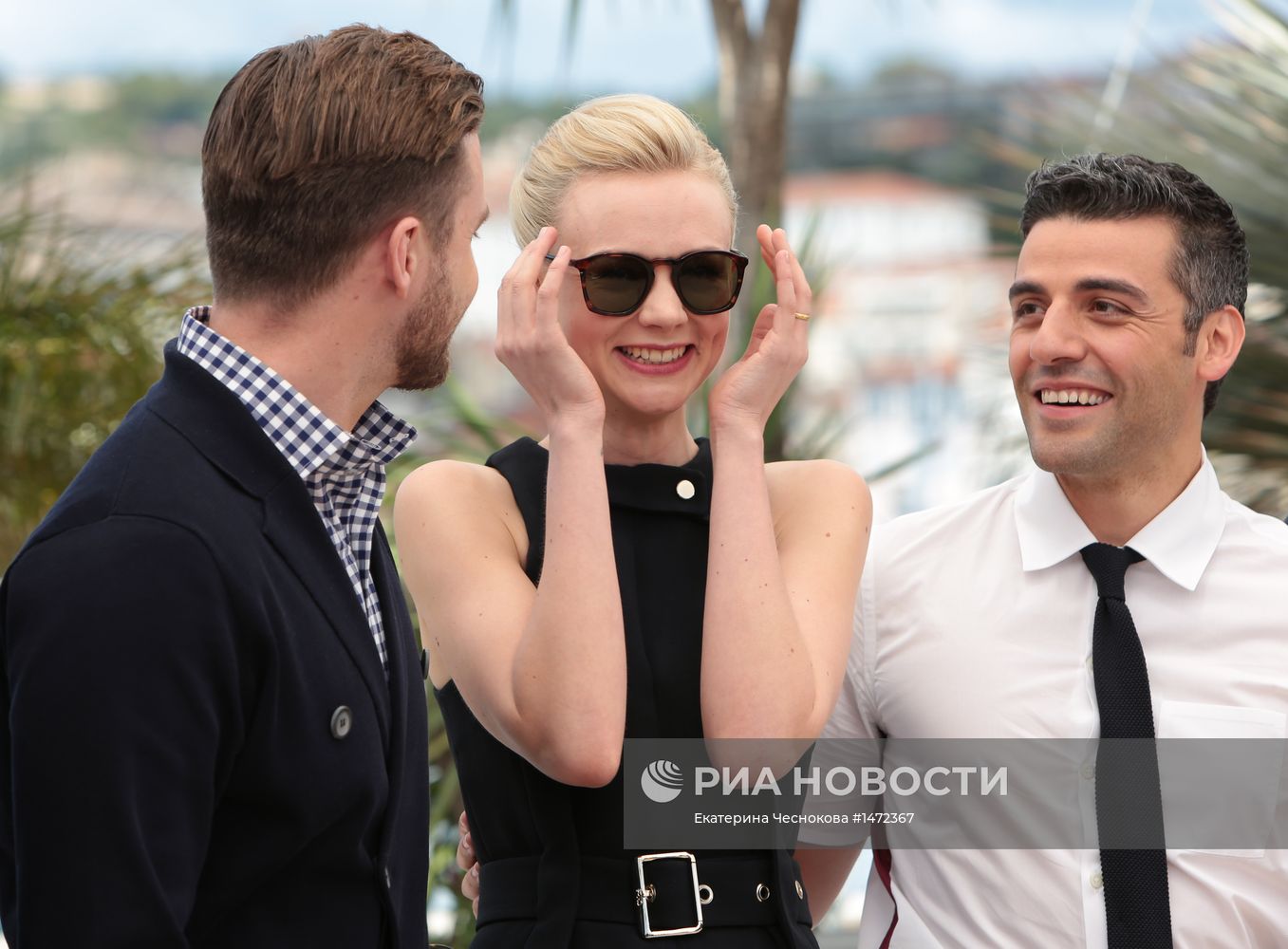 Фотоколл актеров фильма "Внутри Льюина Дэвиса" в Каннах