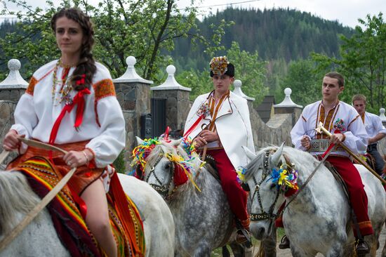 Традиционная гуцульская свадьба