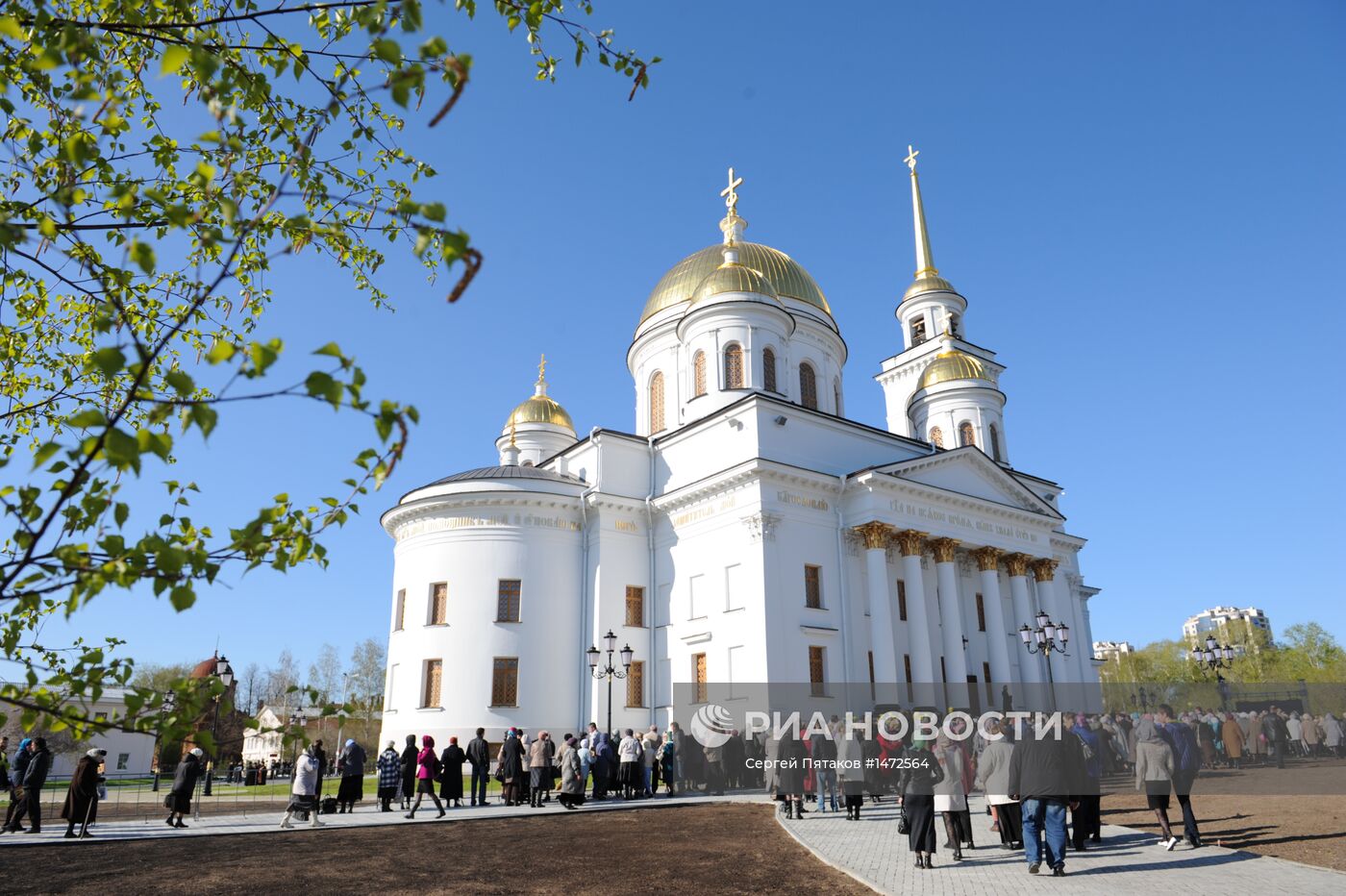 Патриарх Кирилл освятил собор в монастыре Екатеринбурга