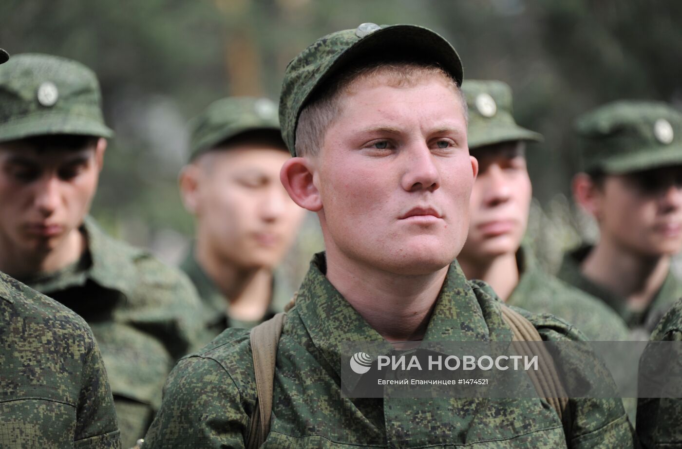 Отправка призывников в армию