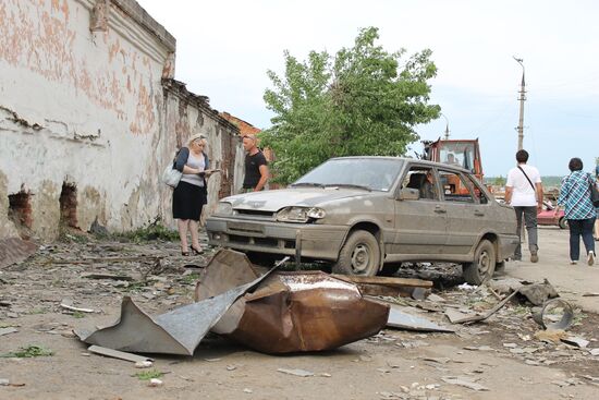 Последствия смерча в городе Ефремов Тульской области