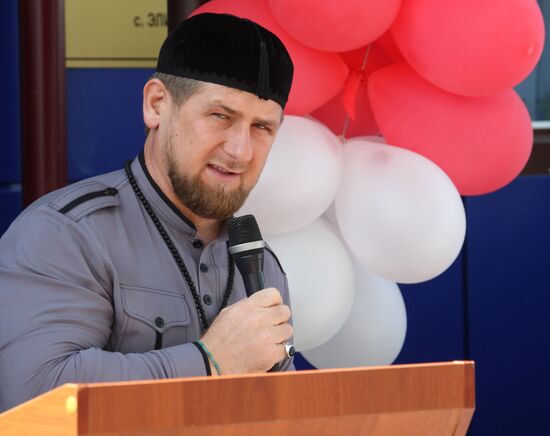 Открытие детского сада в Введенском районе Чечни
