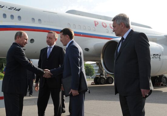 Рабочая поездка В. Путина в Воронеж