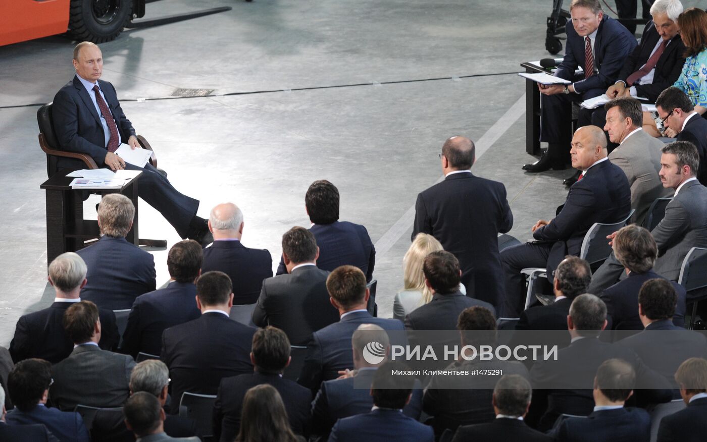 Рабочая поездка В. Путина в Воронеж