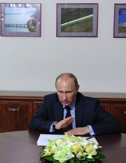 Рабочая поездка В. Путина в Воронеж