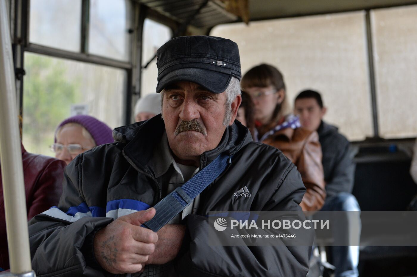 Рейсовый автобус в Омской области