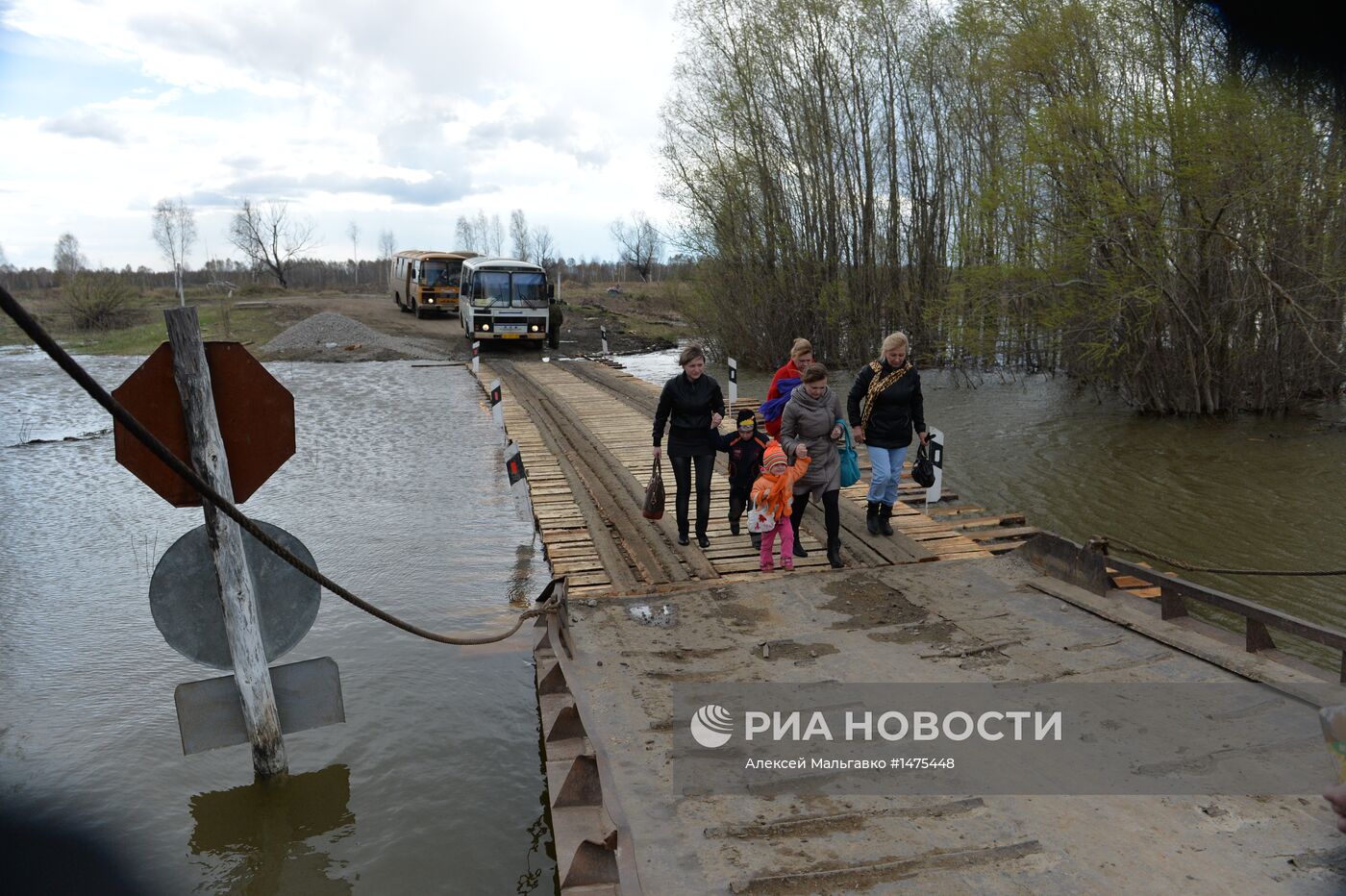 Рейсовый автобус в Омской области