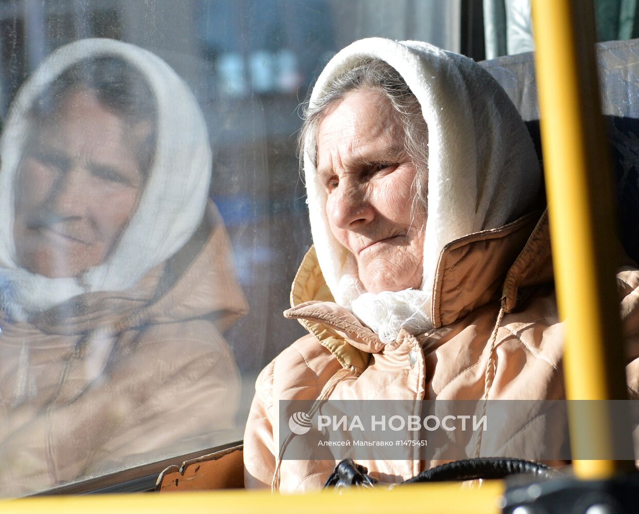 Рейсовый автобус в Омской области