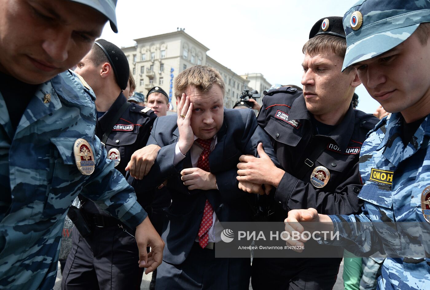 Несогласованные акции гей-активистов в Москве