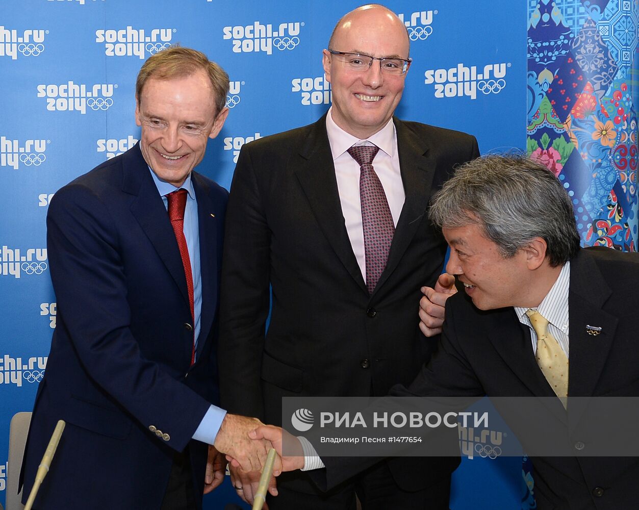 Подписание соглашения между Оргкомитетом "Сочи-2014" и Panasonic