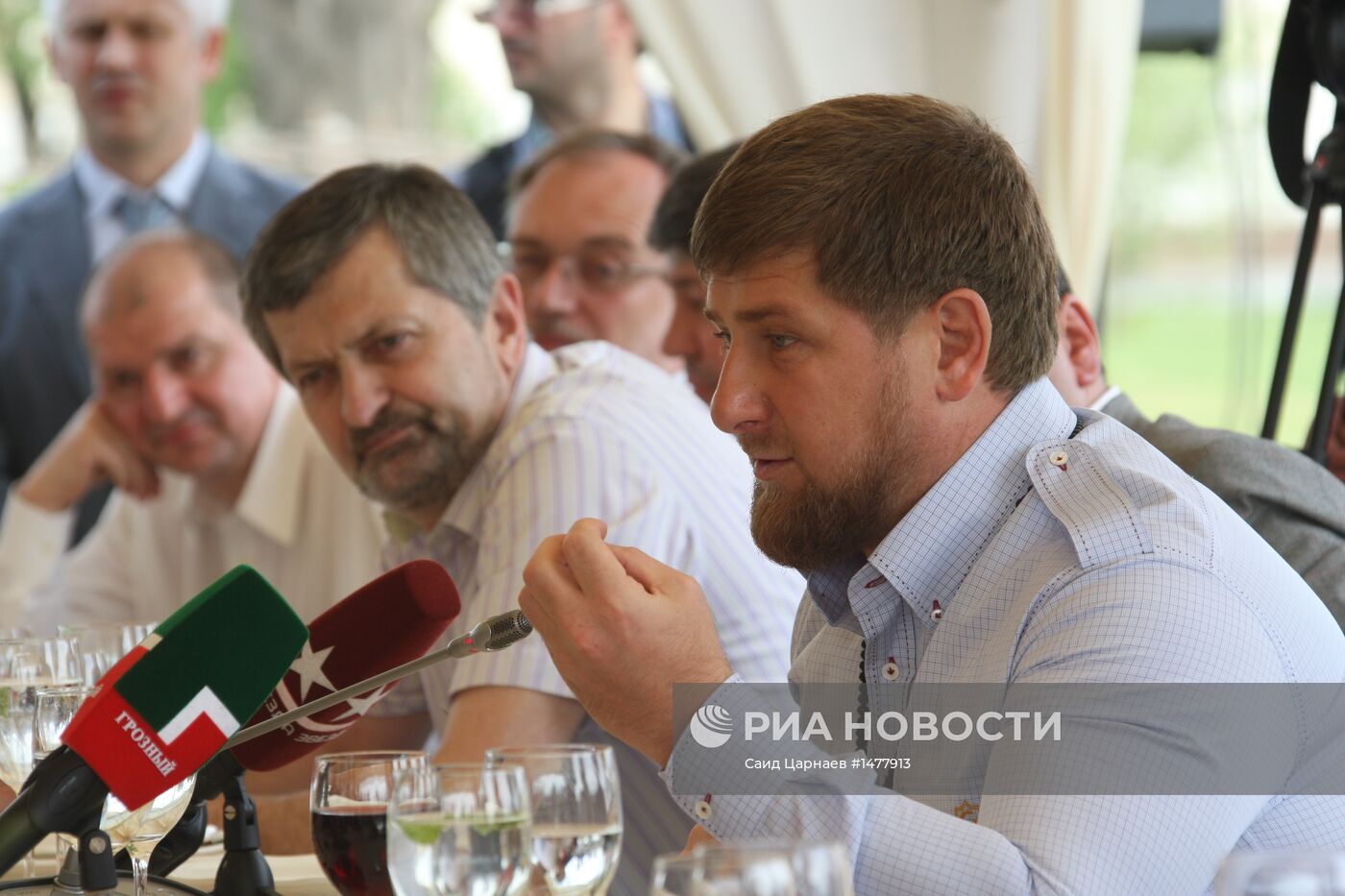 Встреча Рамзана Кадырова с руководителями ведущих СМИ России