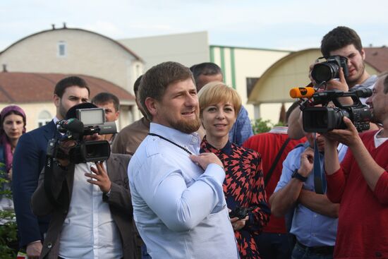 Встреча Рамзана Кадырова с руководителями ведущих СМИ России