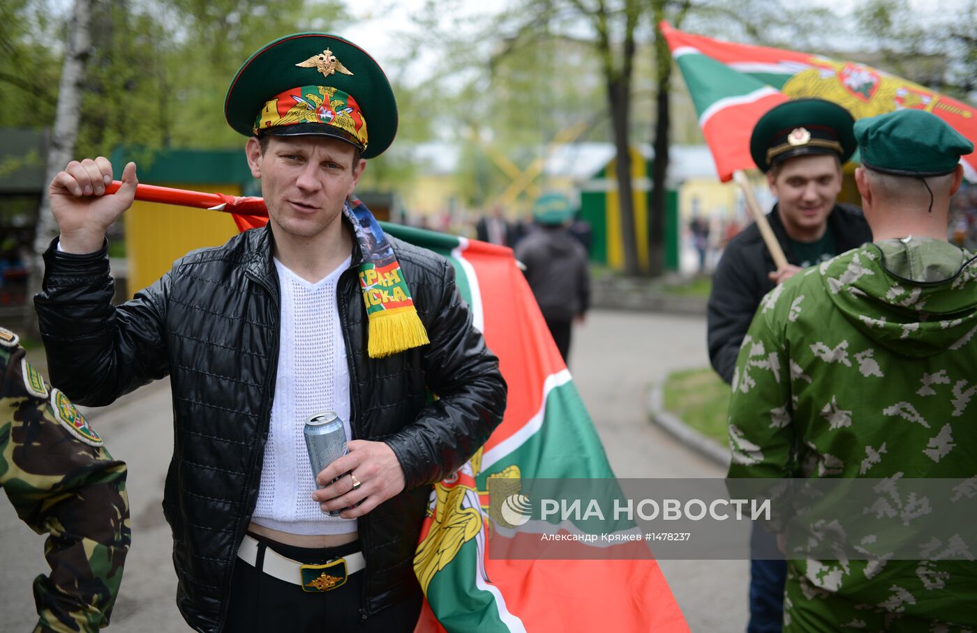 Празднование Дня Пограничных войск в Новосибирске