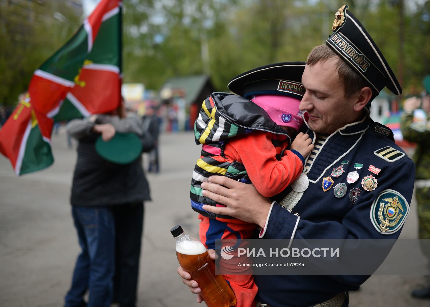 Празднование Дня Пограничных войск в Новосибирске
