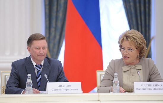 Заседание Координационного совета при президенте РФ