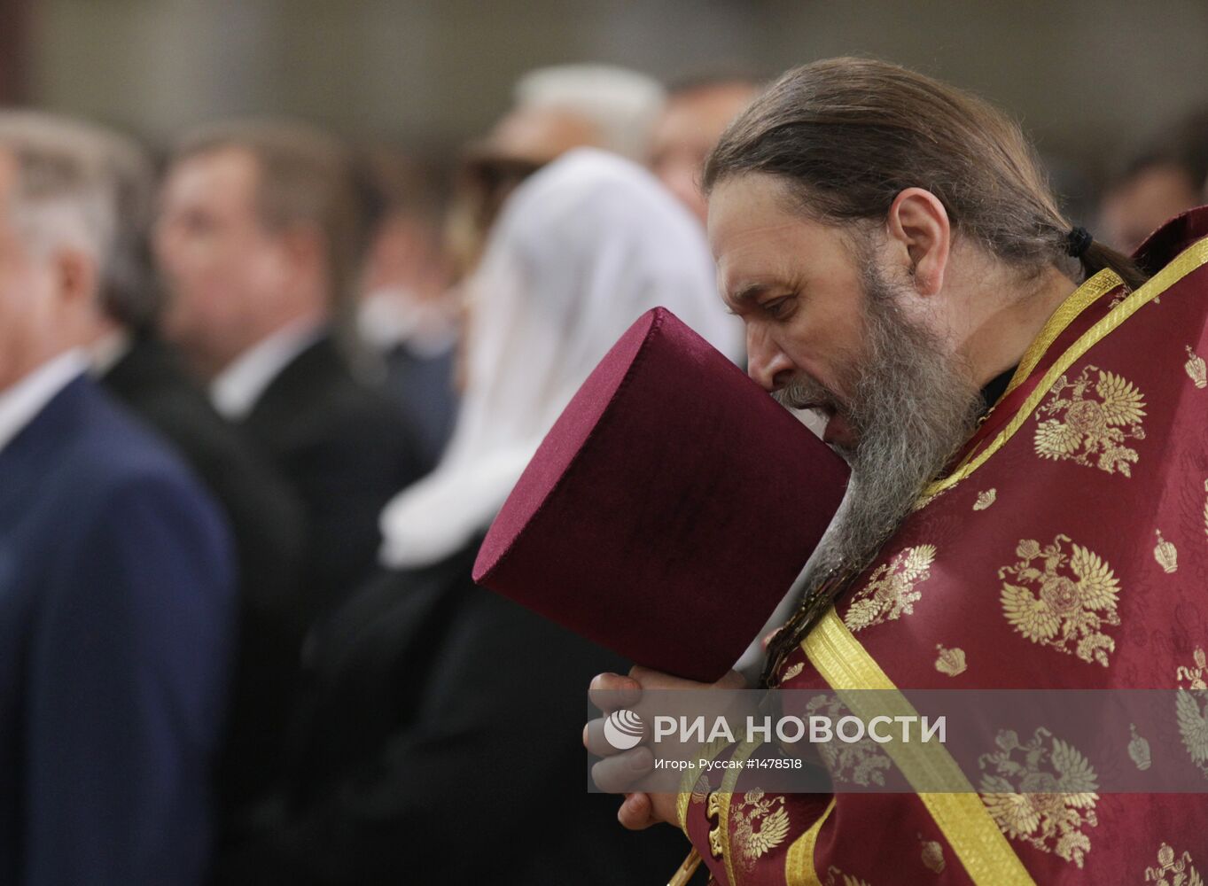 Патриарх Кирилл освятил Никольский морской собор в Кронштадте