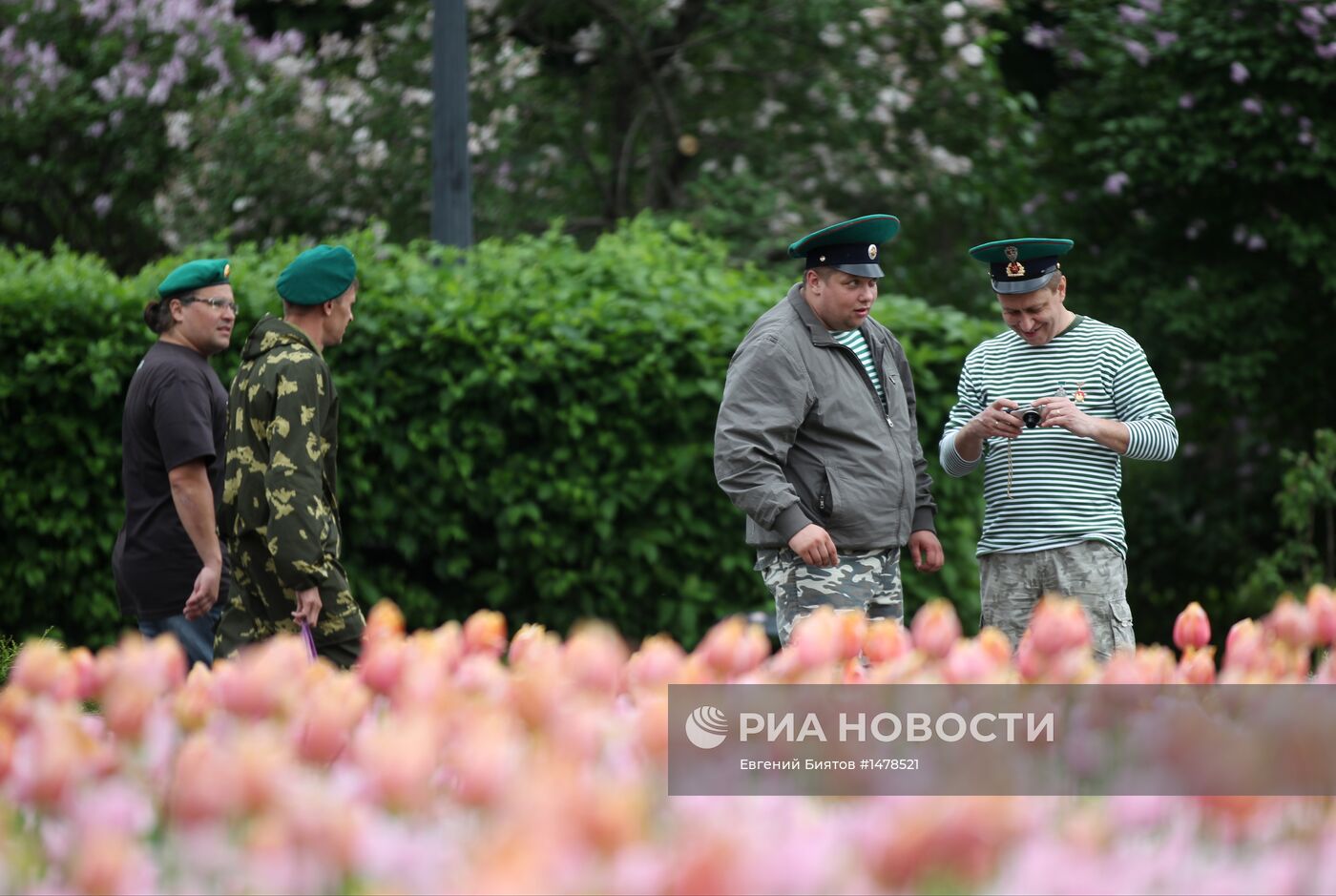 Празднование Дня пограничника в Москве