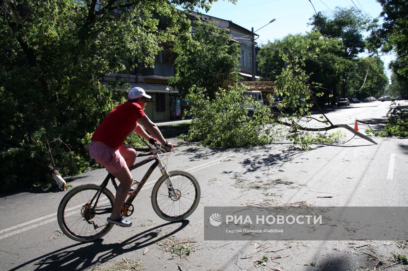 Последствия урагана в Одессе