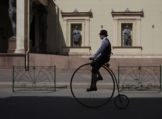 Твидовый велопробег в Санкт-Петербурге