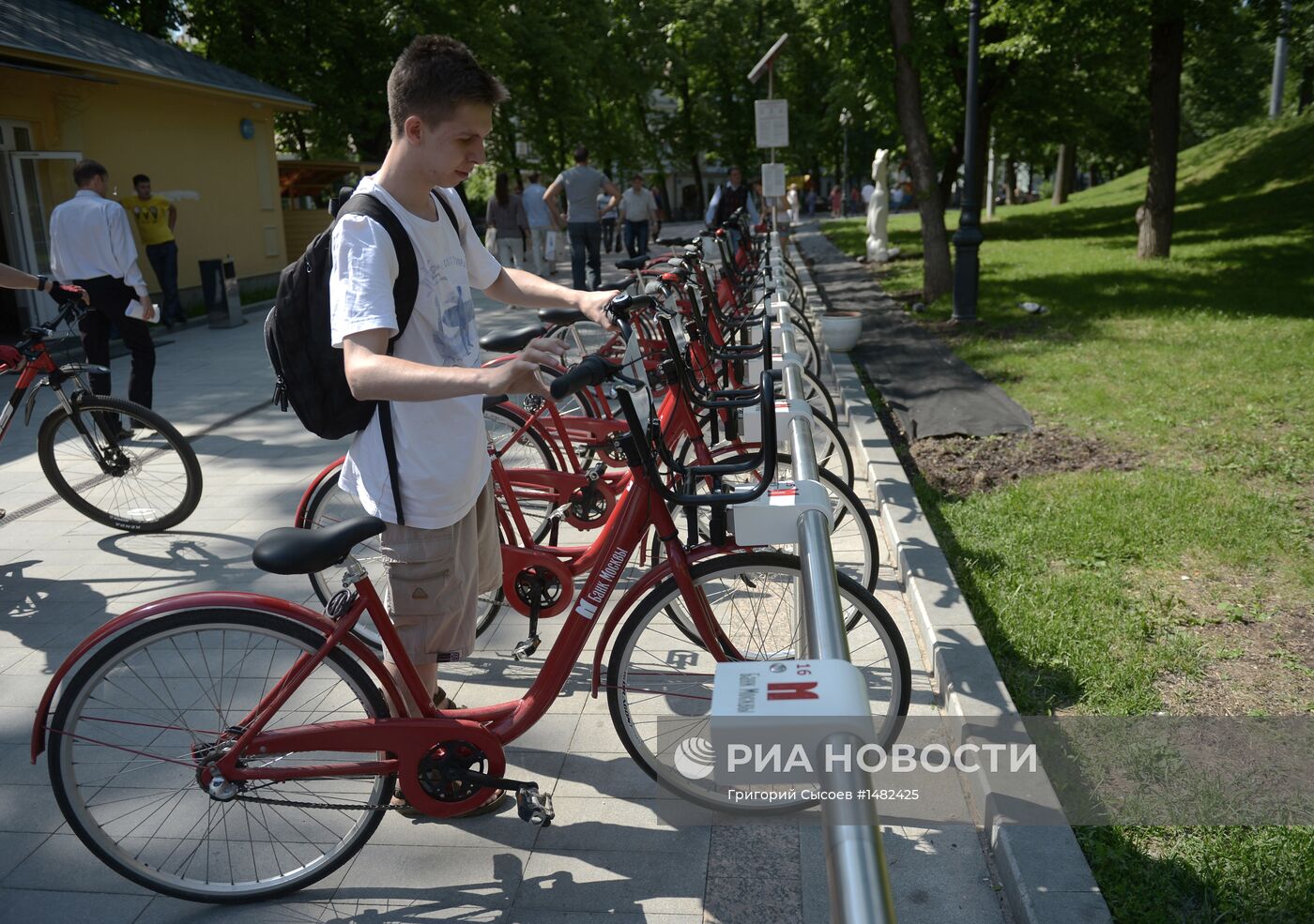 Работа автоматических велопрокатов в Москве