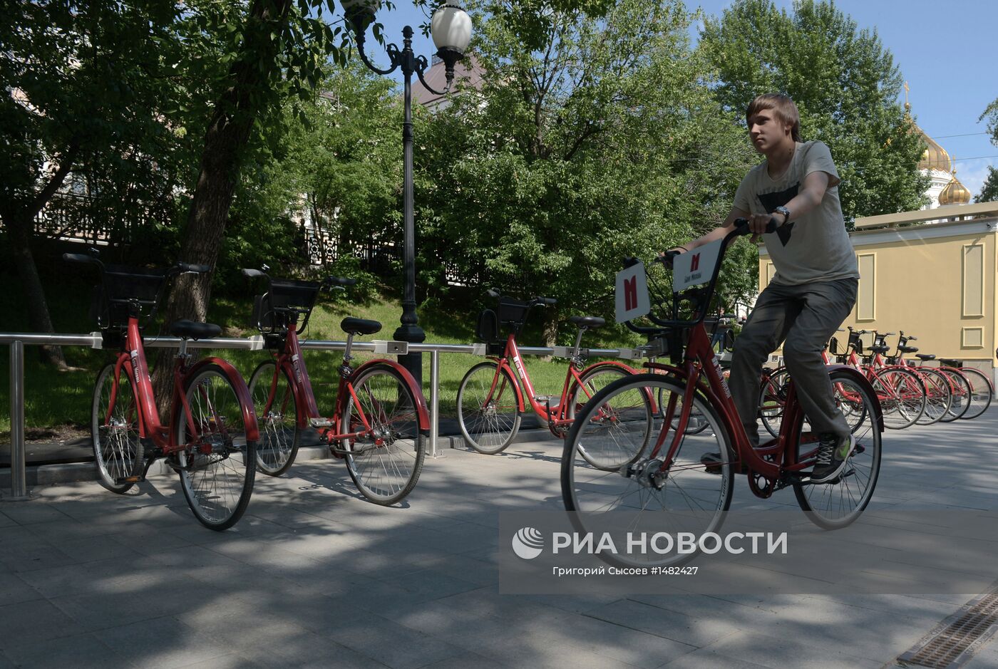 Работа автоматических велопрокатов в Москве