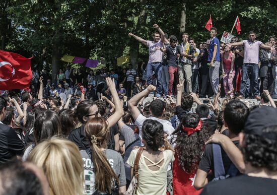Акции протеста в Турции