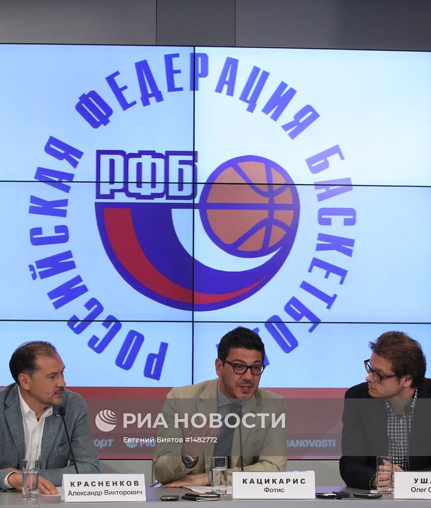 Новый тренерский штаб мужской сборной России по баскетболу