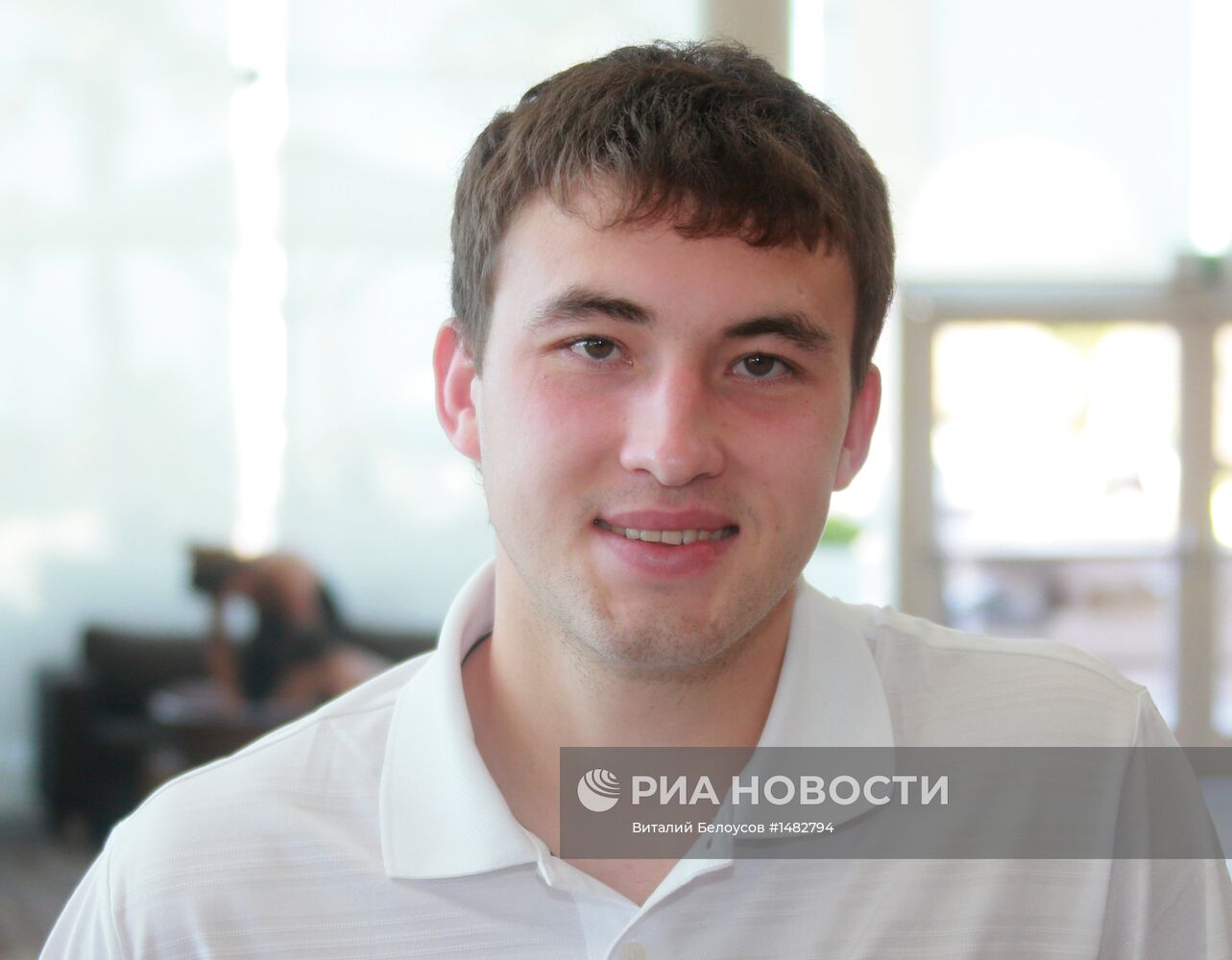 Общение молодежной сборной России по футболу с журналистами