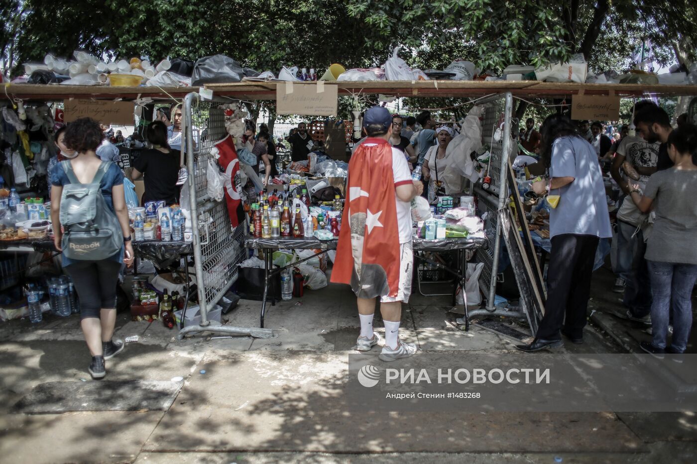 Столкновения протестующих и полиции в Турции