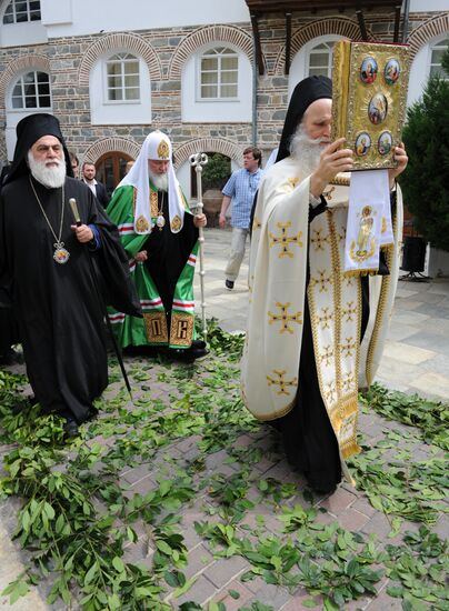 Визит патриарха Кирилла в Грецию