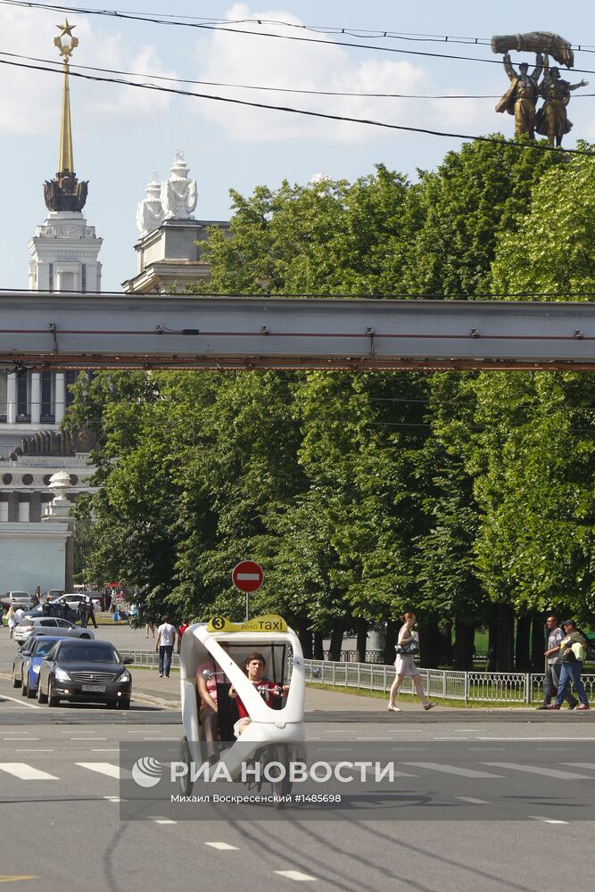 Велотакси в Москве