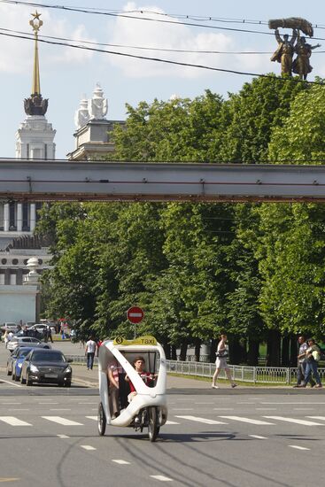 Велотакси в Москве