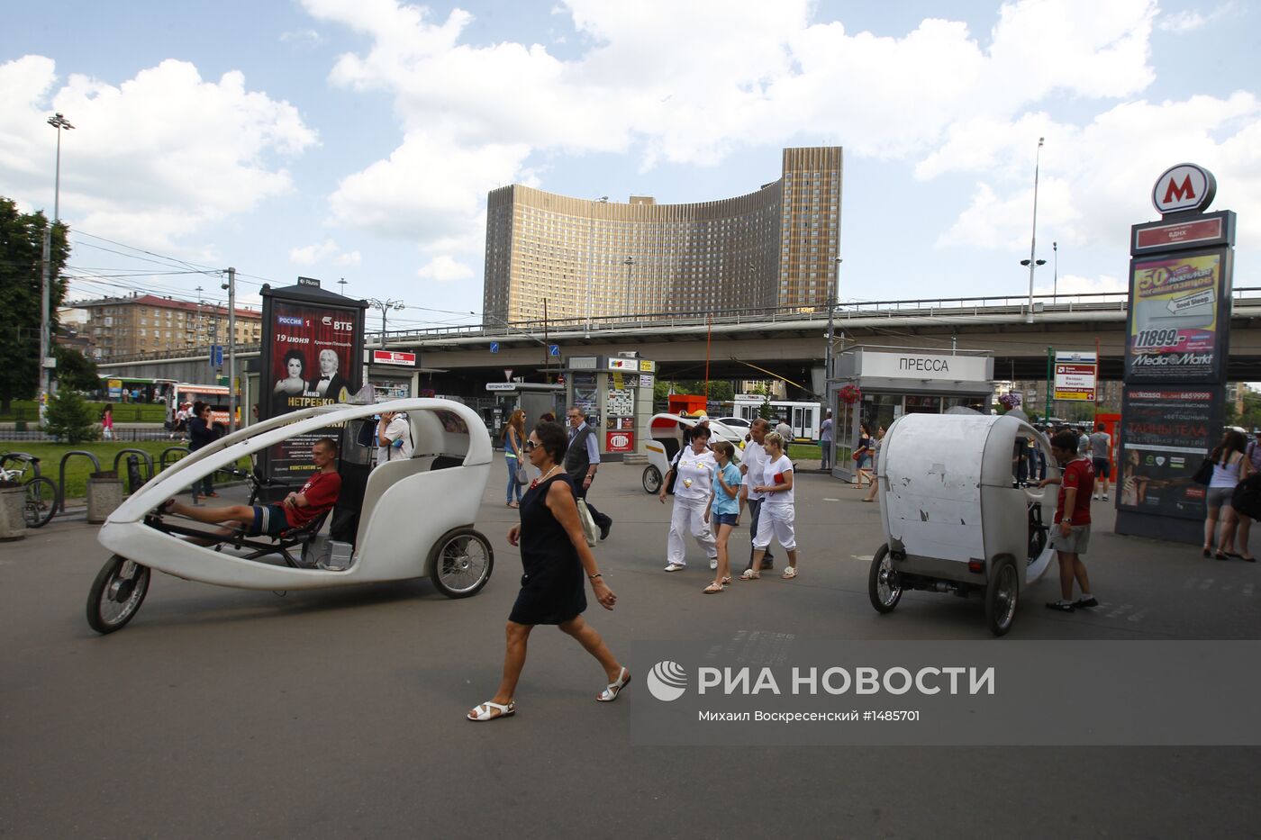 Велотакси в Москве