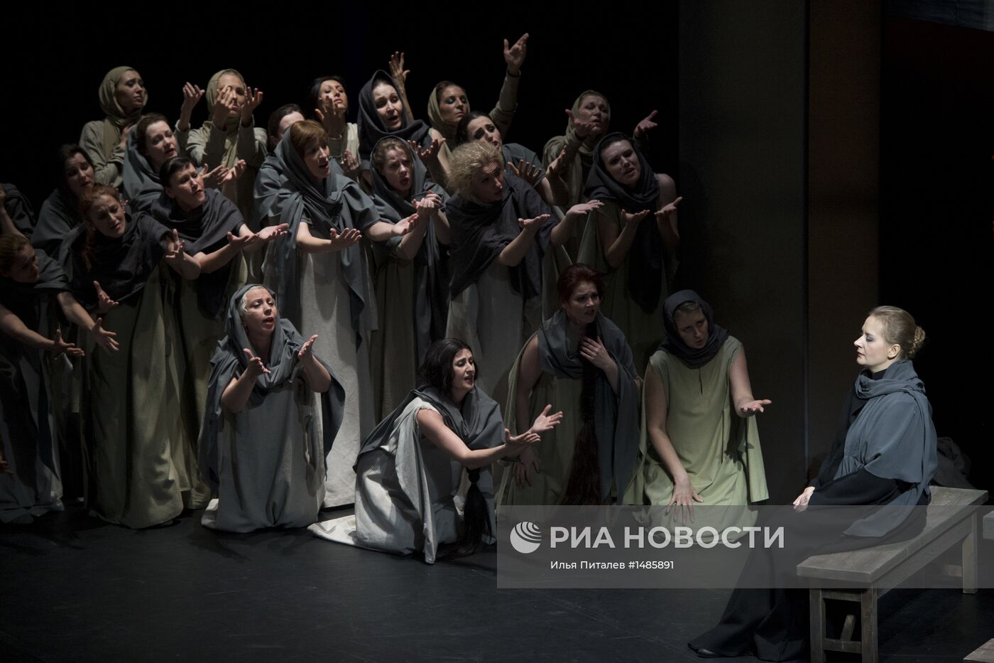 Генеральная репетиция оперы "Князь Игорь"