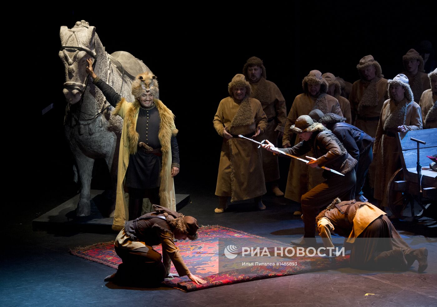 Генеральная репетиция оперы "Князь Игорь"