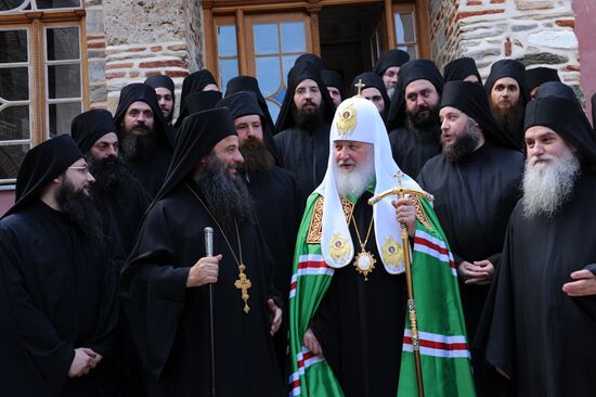 Визит Патриарха Кирилла в Грецию
